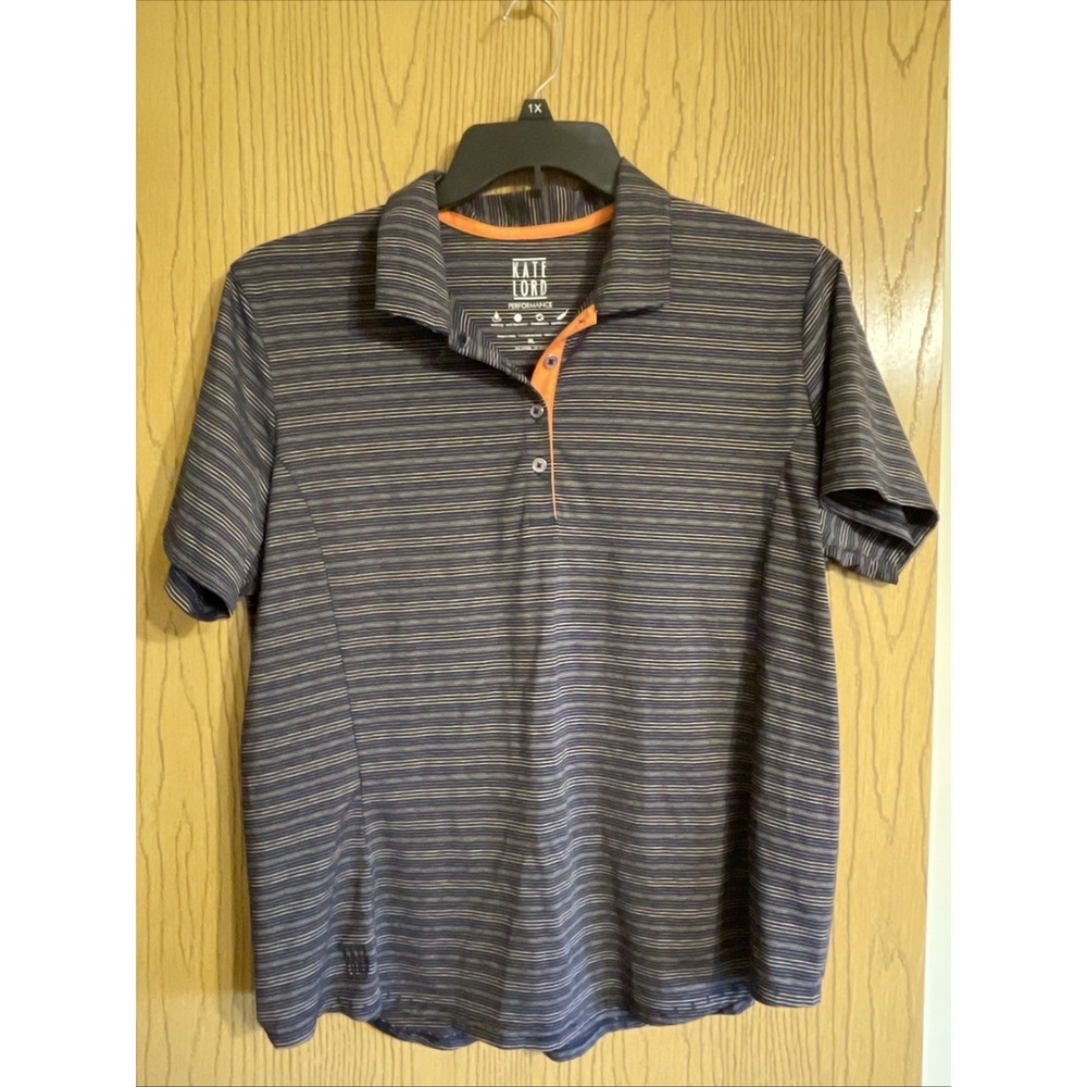 Women's Kate Lord Golf Polo Shirt Short‎ Sleeves Size XL Performance